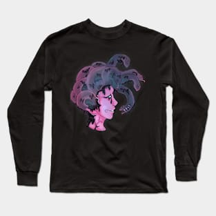 Inner Thoughts pink Long Sleeve T-Shirt